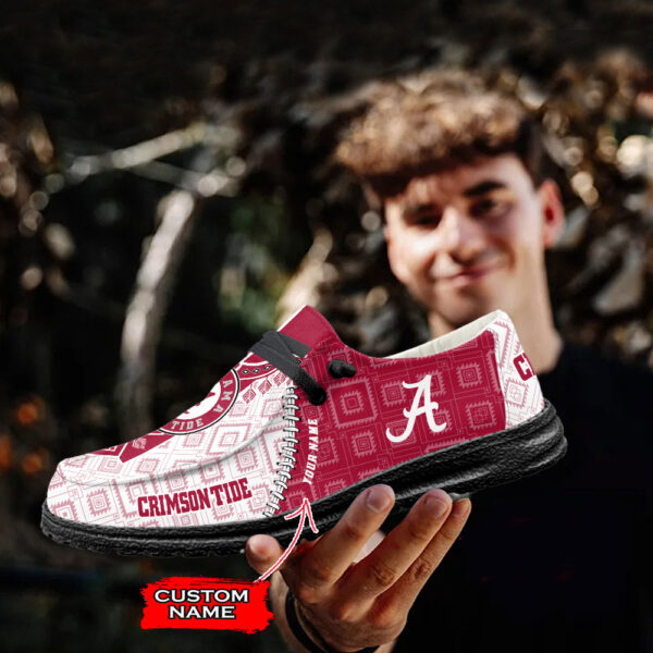 Tubopro Alabama Crimson Tide Personalized Hey Dude Shoes For Men And Women - Image 2