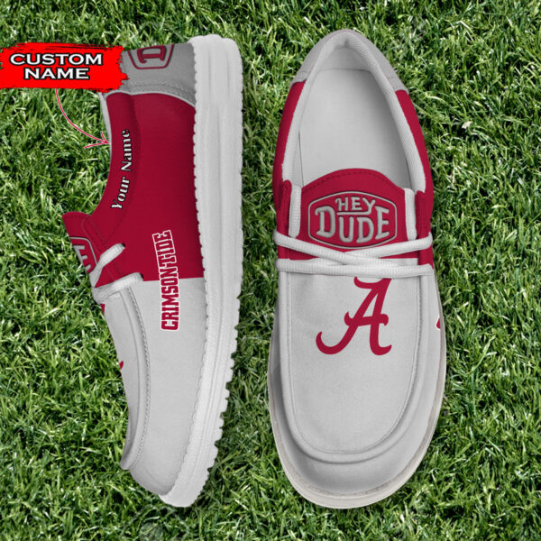 Tubopro Alabama Crimson Tide Personalized Hey Dude Shoes For Men And Women