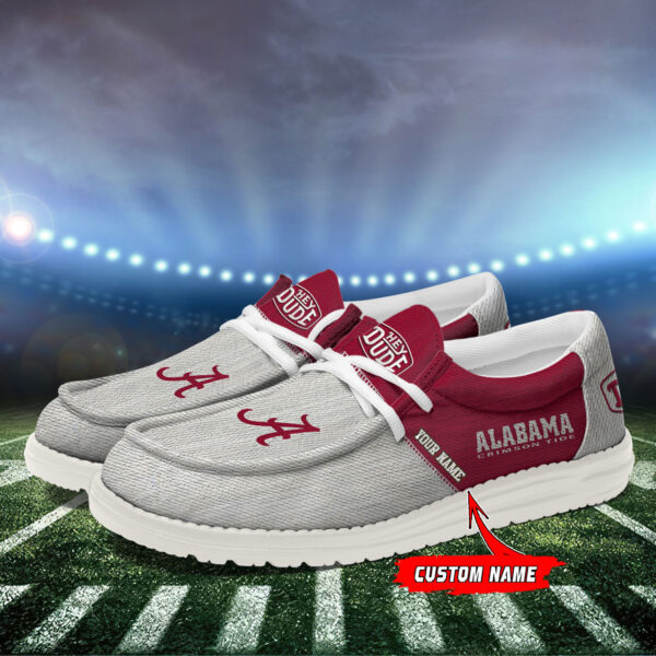 Tubopro Alabama Crimson Tide Personalized Hey Dude Shoes For Men And Women - Image 3