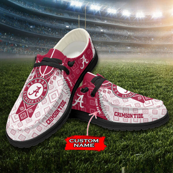 Tubopro Alabama Crimson Tide Personalized Hey Dude Shoes For Men And Women - Image 5