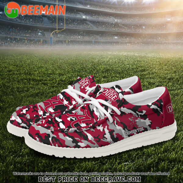 Tubopro Alabama Crimson Tide Personalized Hey Dude Shoes For Men And Women - Image 2