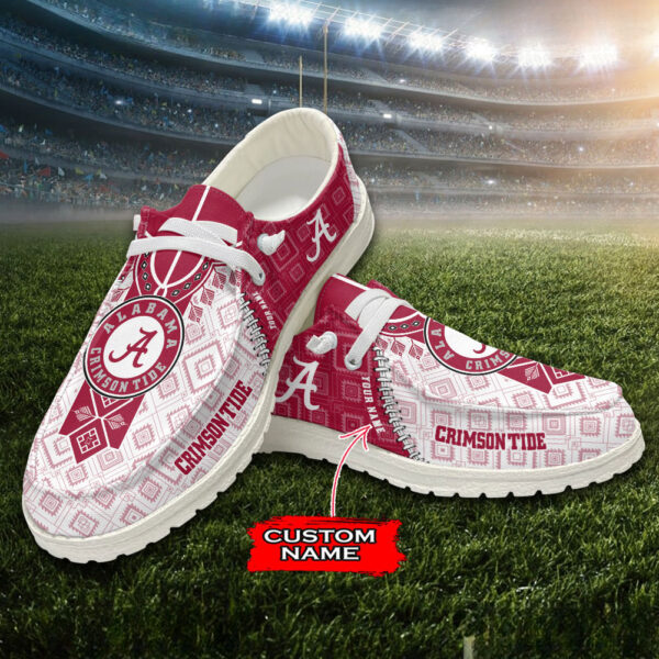 Tubopro Alabama Crimson Tide Personalized Hey Dude Shoes For Men And Women - Image 6