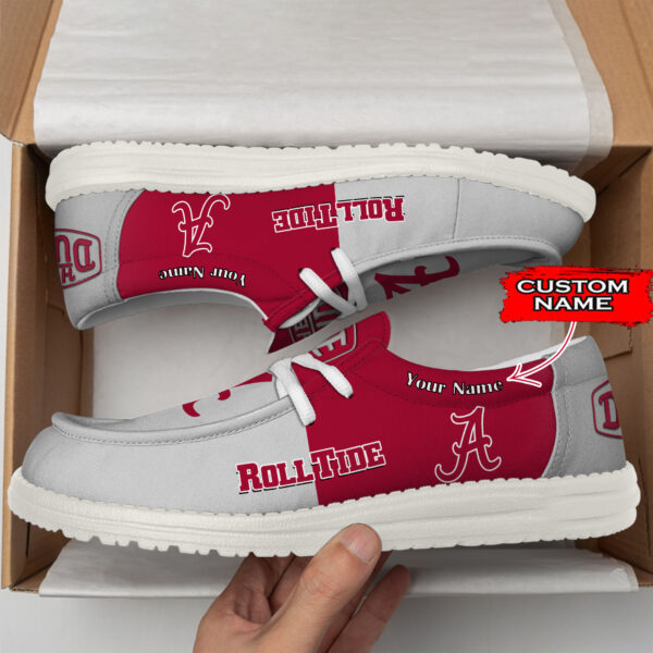 Tubopro Alabama Crimson Tide Personalized Hey Dude Shoes For Men And Women - Image 2