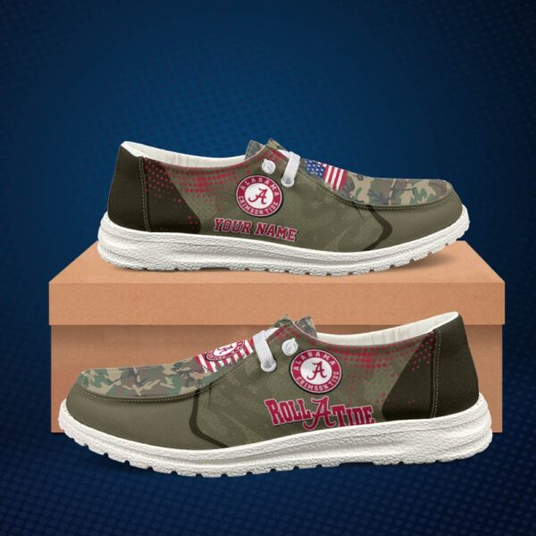 Tubopro Alabama Crimson Tide Personalized Hey Dude Shoes For Men And Women - Image 2
