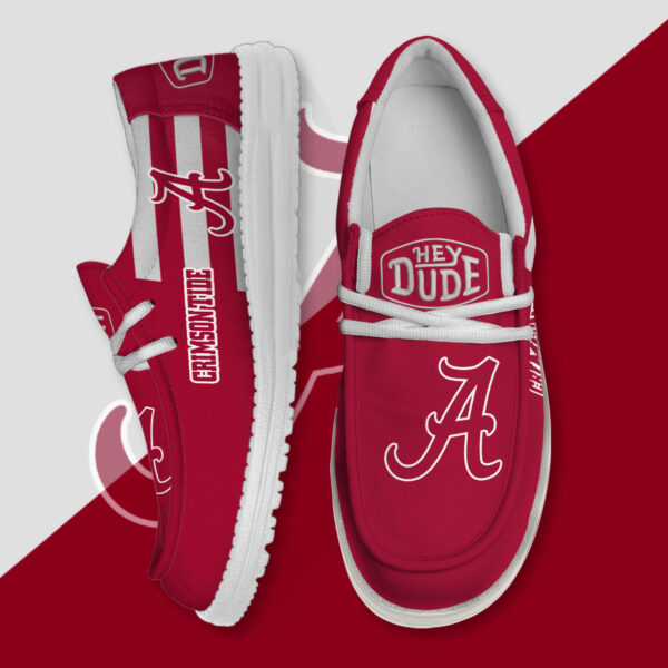 Tubopro Alabama Crimson Tide Personalized Hey Dude Shoes For Men And Women