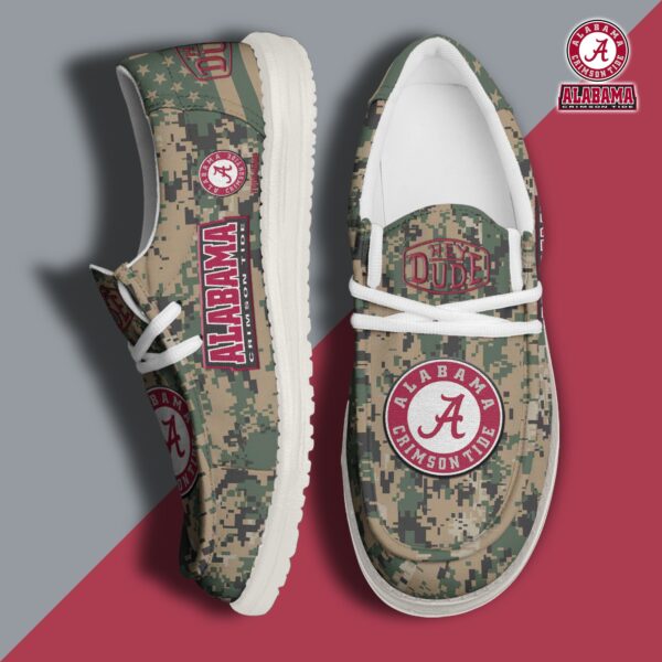 Tubopro Alabama Crimson Tide Personalized Hey Dude Shoes For Men And Women