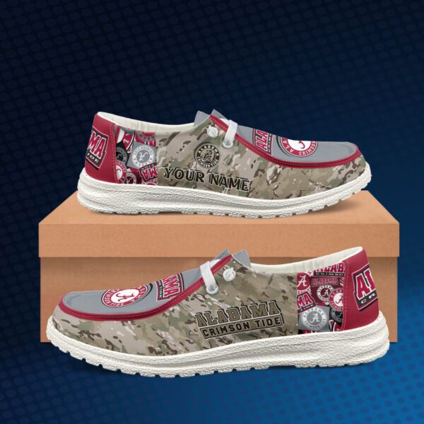 Tubopro Alabama Crimson Tide Personalized Hey Dude Shoes For Men And Women - Image 2