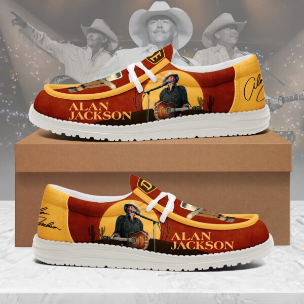 Tubopro Alan Jackson Personalized Hey Dude Shoes For Men And Women