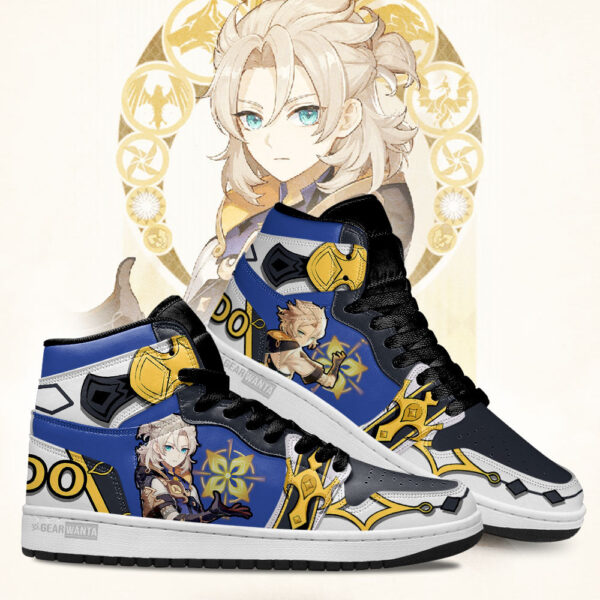 Tubopro Albedo Genshin AJ1 High Sneakers Shoes For Men And Women - Image 3
