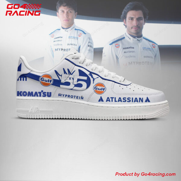 Tubopro Alex Albon x los Sainz  Williams Air Low-Top Sneakers Shoes For Men And Women - Image 3