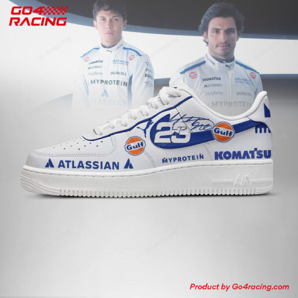 Tubopro Alex Albon x los Sainz  Williams Air Low-Top Sneakers Shoes For Men And Women - Image 2