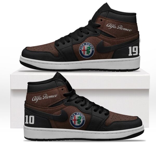 Tubopro Alfa Romeo High Sneakers Shoes For Men And Women