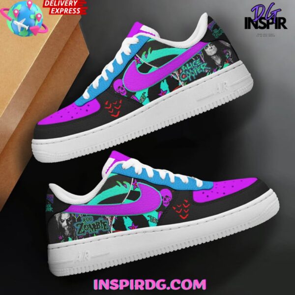 Tubopro Alice Cooper Air Low-Top Sneakers Shoes For Men And Women - Image 2