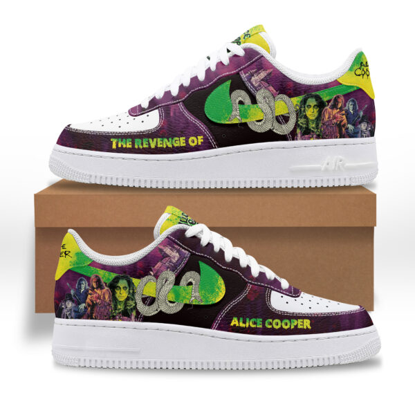 Tubopro Alice Cooper Air Low-Top Sneakers Shoes For Men And Women - Image 2