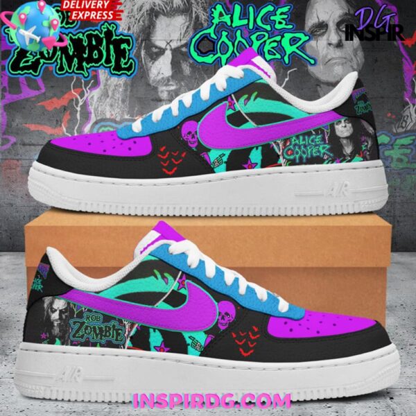 Tubopro Alice Cooper Air Low-Top Sneakers Shoes For Men And Women