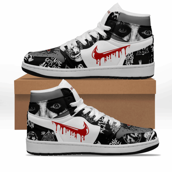 Tubopro Alice Cooper AJ1 High Sneakers Shoes For Men And Women