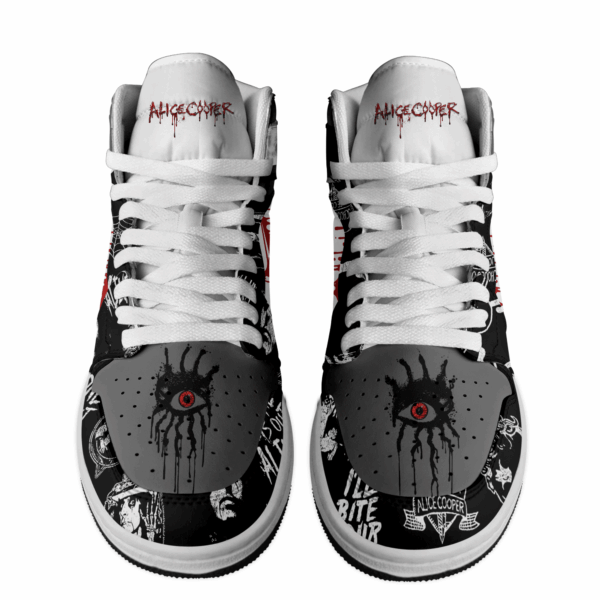 Tubopro Alice Cooper AJ1 High Sneakers Shoes For Men And Women - Image 2