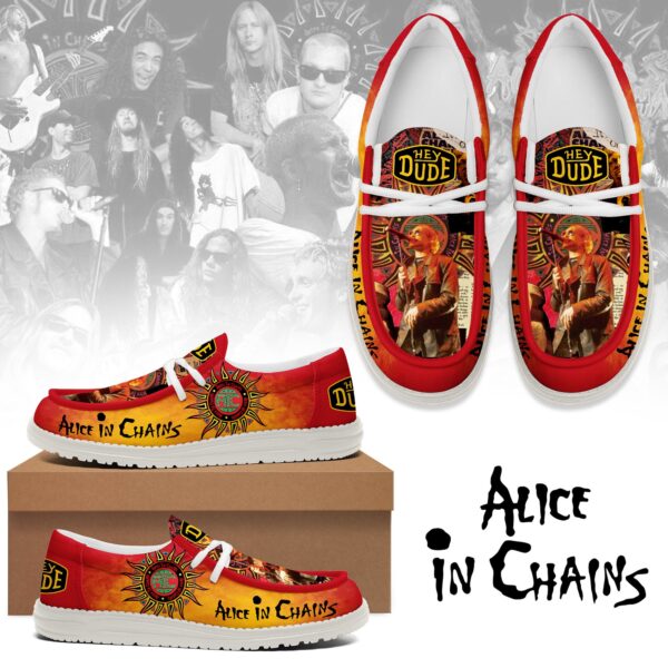 Tubopro Alice In Chains Personalized Hey Dude Shoes For Men And Women