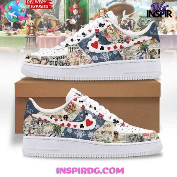 Tubopro Alice In Wonderland Air Low-Top Sneakers Shoes For Men And Women