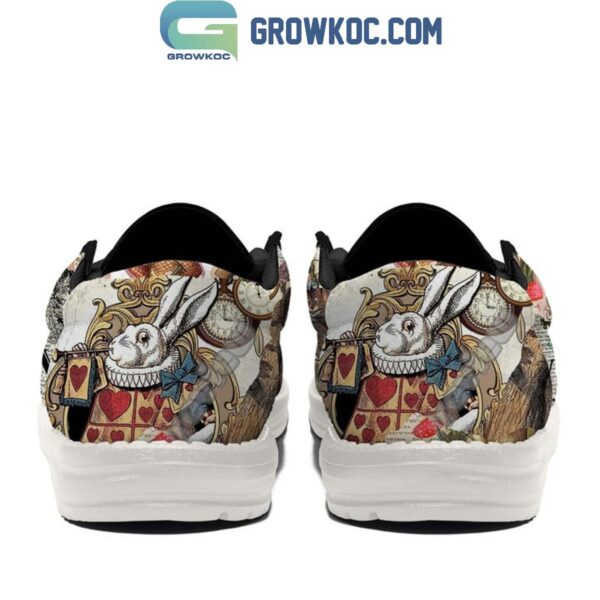 Tubopro Alice In Wonderland Personalized Hey Dude Shoes For Men And Women - Image 5