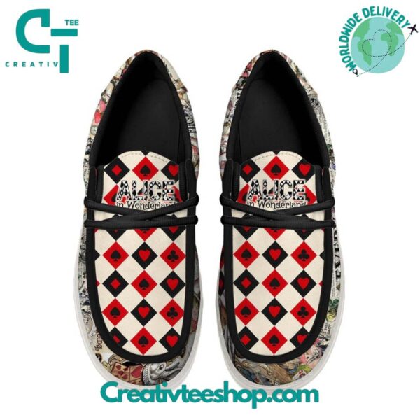 Tubopro Alice in Wonderland Personalized Hey Dude Shoes For Men And Women - Image 4