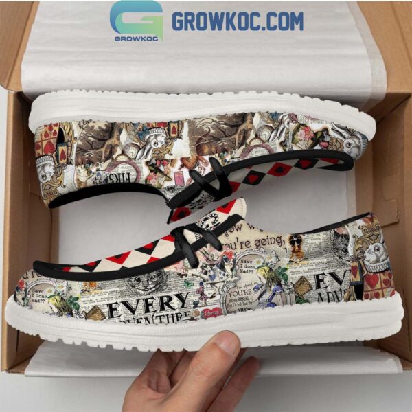 Tubopro Alice In Wonderland Personalized Hey Dude Shoes For Men And Women