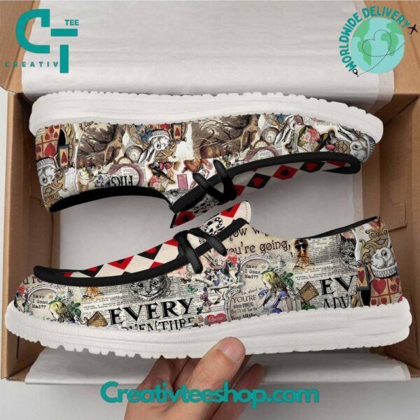 Tubopro Alice in Wonderland Personalized Hey Dude Shoes For Men And Women - Image 2