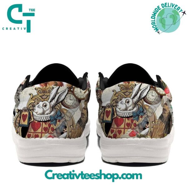 Tubopro Alice in Wonderland Personalized Hey Dude Shoes For Men And Women - Image 5