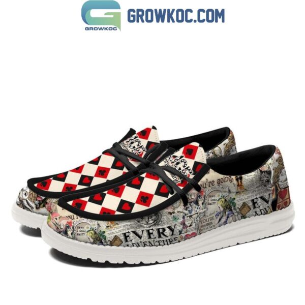 Tubopro Alice In Wonderland Personalized Hey Dude Shoes For Men And Women - Image 4