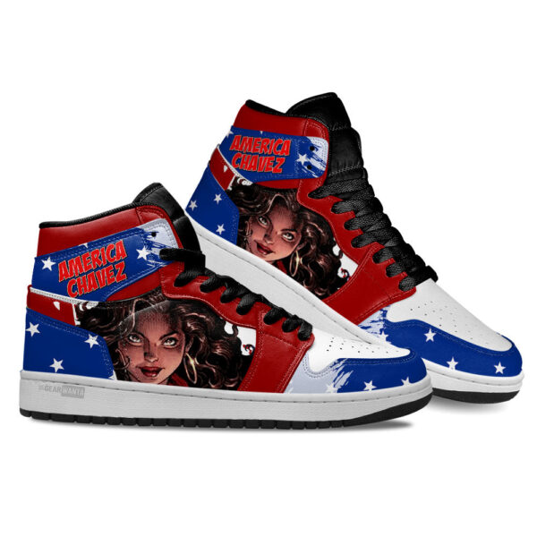 Tubopro America Chavez AJ1 High Sneakers Shoes For Men And Women - Image 3