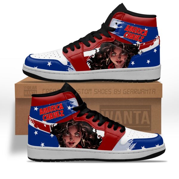 Tubopro America Chavez AJ1 High Sneakers Shoes For Men And Women - Image 2