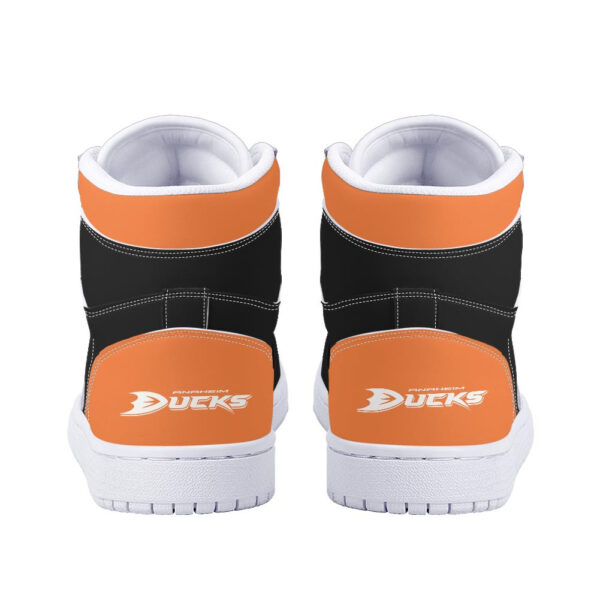Tubopro Anaheim Ducks AJ1 High Sneakers Shoes For Men And Women - Image 4