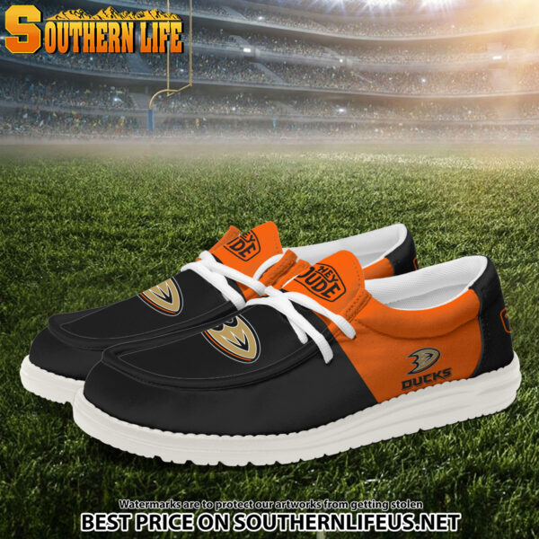 Tubopro Anaheim Ducks Personalized Hey Dude Shoes For Men And Women - Image 2