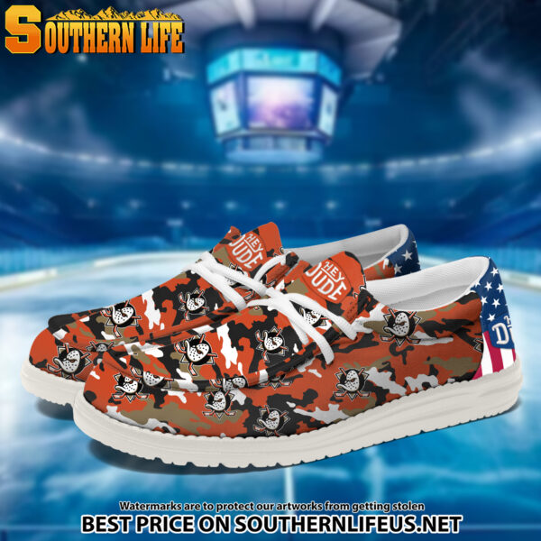 Tubopro Anaheim Ducks Personalized Hey Dude Shoes For Men And Women - Image 2