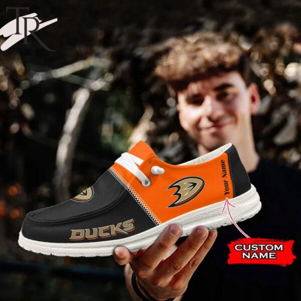 Tubopro Anaheim Ducks Personalized Hey Dude Shoes For Men And Women - Image 5