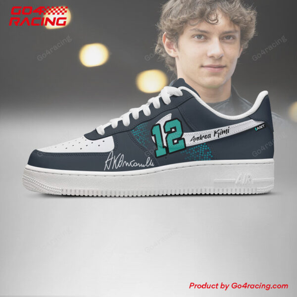 Tubopro Andrea Kimi Antonelli  Mecedes Air Low-Top Sneakers Shoes For Men And Women - Image 2