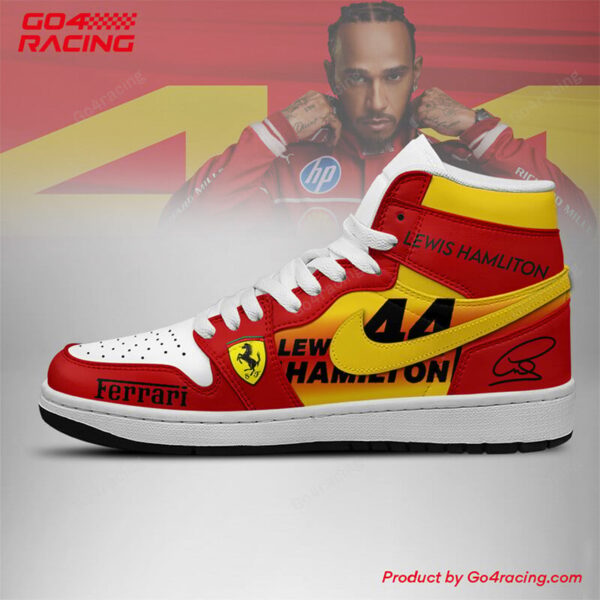 Tubopro Andrea Kimi Antonelli  Mecedes AJ1 High Sneakers Shoes For Men And Women - Image 2