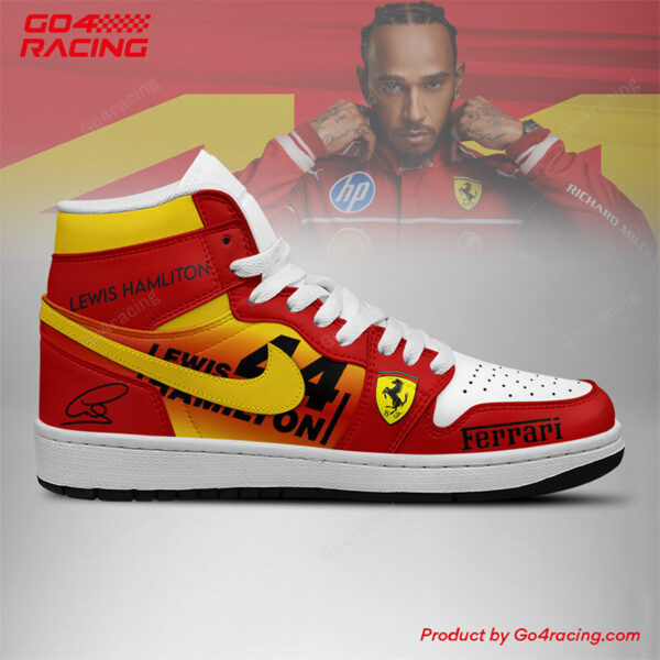 Tubopro Andrea Kimi Antonelli  Mecedes AJ1 High Sneakers Shoes For Men And Women - Image 3