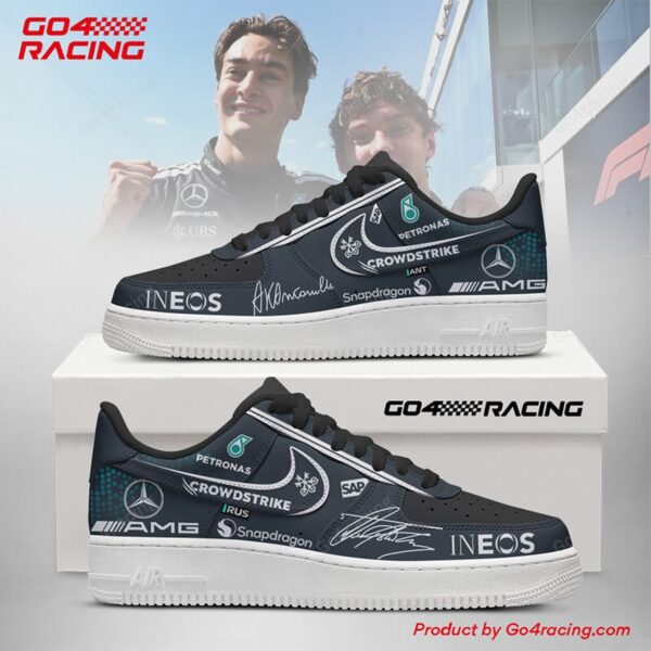 Tubopro Andrea Kimi Antonelli x George Russell  Mecedes AMG Air Low-Top Sneakers Shoes For Men And Women