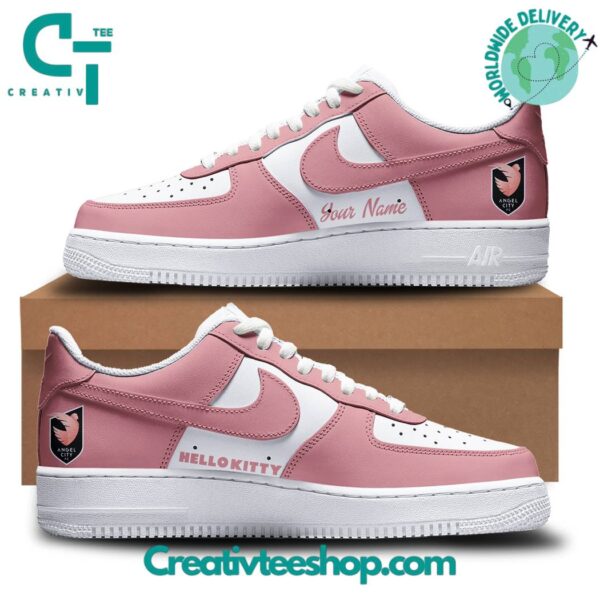 Tubopro Angel City FC x Hello Kitty Air Low-Top Sneakers Shoes For Men And Women - Image 2