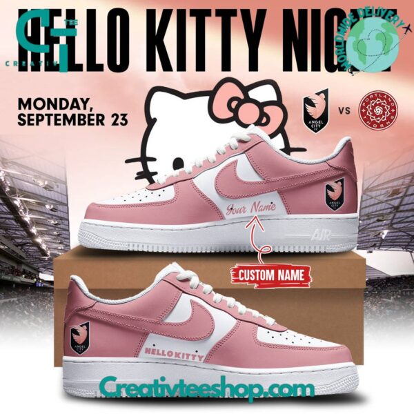Tubopro Angel City FC x Hello Kitty Air Low-Top Sneakers Shoes For Men And Women