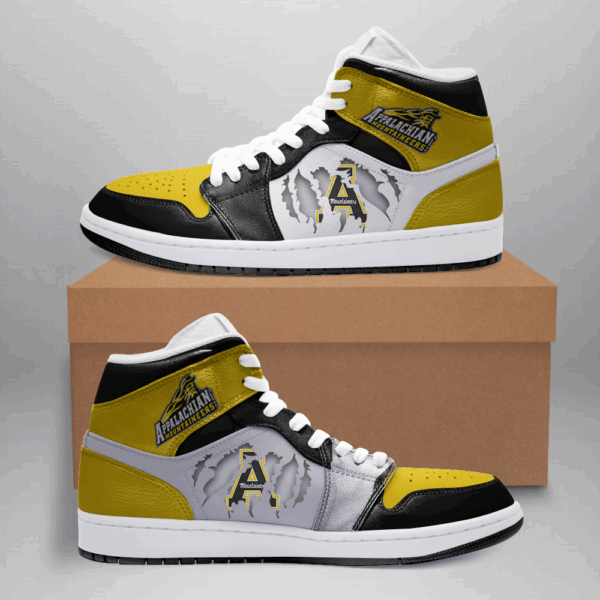 Tubopro Appalachian State Mountaineers AJ1 High Sneakers Shoes For Men And Women