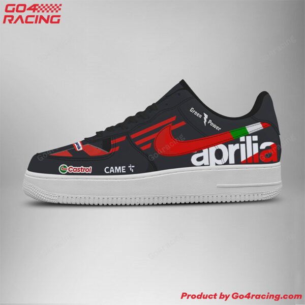 Tubopro Aprilia Factory Racing Air Low-Top Sneakers Shoes For Men And Women - Image 2