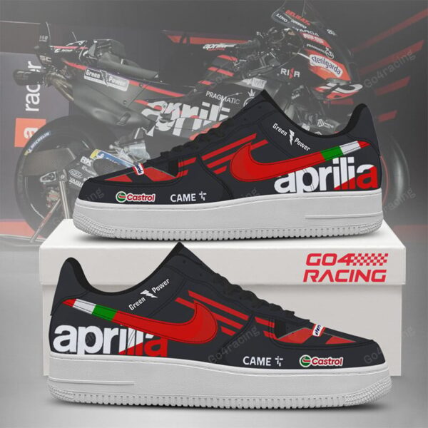 Tubopro Aprilia Factory Racing Air Low-Top Sneakers Shoes For Men And Women