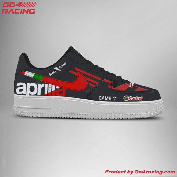 Tubopro Aprilia Factory Racing Air Low-Top Sneakers Shoes For Men And Women - Image 3