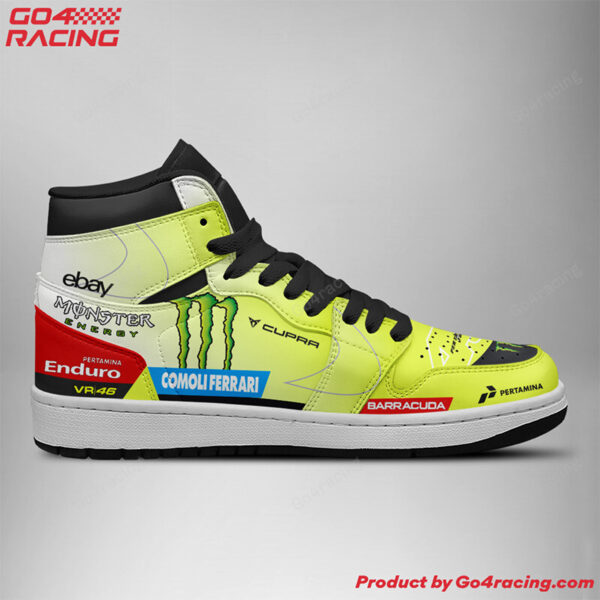 Tubopro Aprilia Factory Racing AJ1 High Sneakers Shoes For Men And Women - Image 3