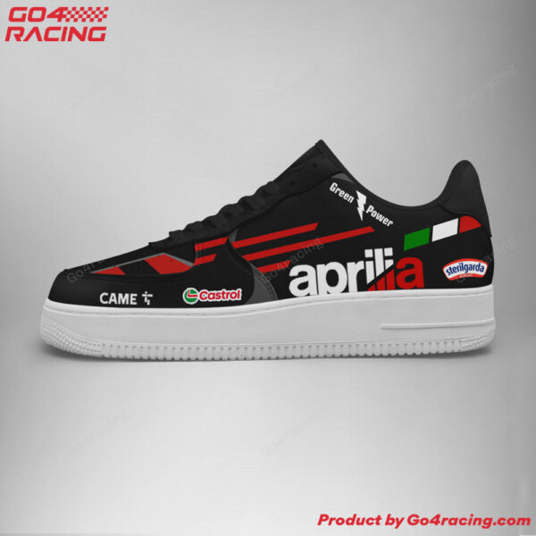 Tubopro Aprilia Factory Racing V2 Air Low-Top Sneakers Shoes For Men And Women - Image 2