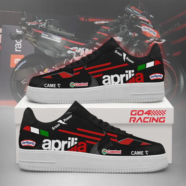 Tubopro Aprilia Factory Racing V2 Air Low-Top Sneakers Shoes For Men And Women
