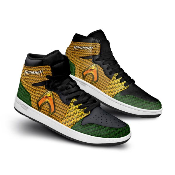 Tubopro Aquaman AJ1 High Sneakers Shoes For Men And Women - Image 2