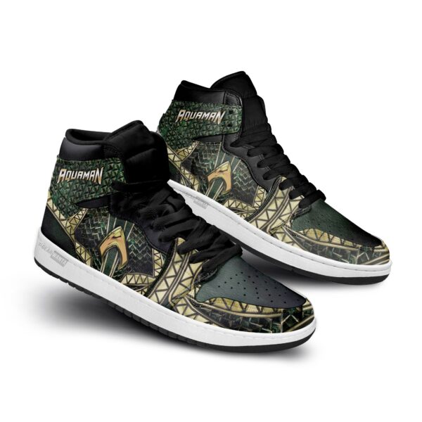 Tubopro Aquaman AJ1 High Sneakers Shoes For Men And Women - Image 2